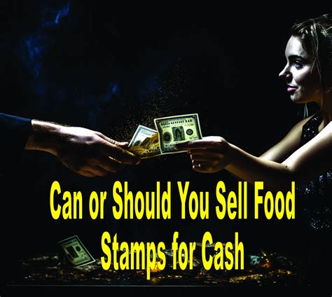 Alternatives to selling food stamps for cash include seeking financial assistance