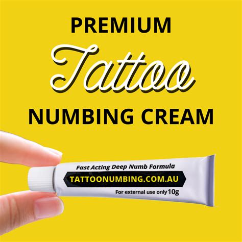 Alternatives to tattoo numbing creams