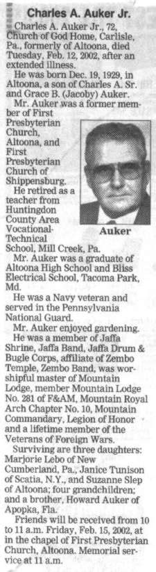 Altoona Obituaries Pennsylvania