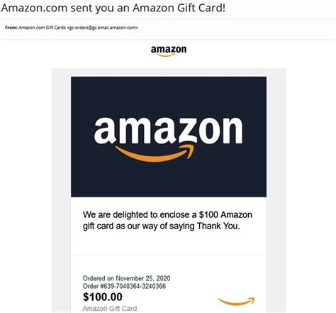 Amazon Gift Card Scam