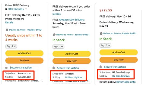 Amazon Shipping Carrier Options