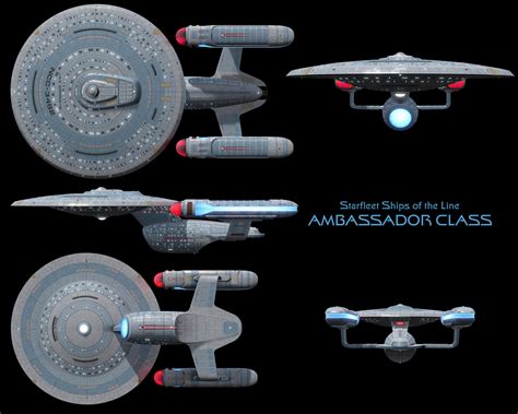 Ambassador Class Starship Schematic