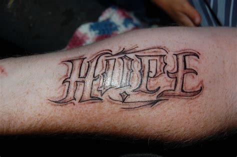 Ambigram tattoo gallery