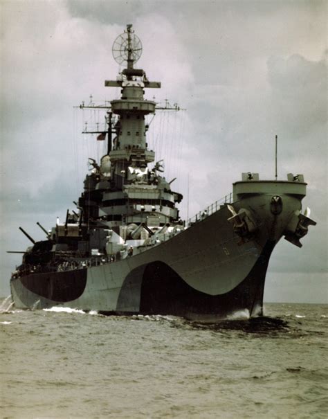 USS Iowa (BB-61) in action during WW2