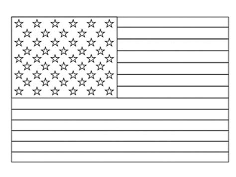 American flag coloring page