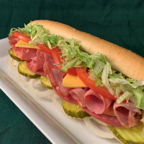 A classic American sub sandwich