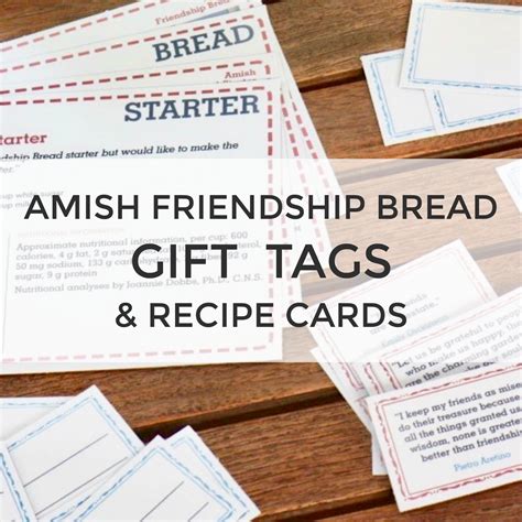 Amish Friendship Bread Gift