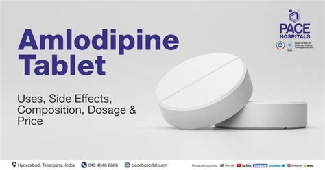 Amlodipine dosage chart