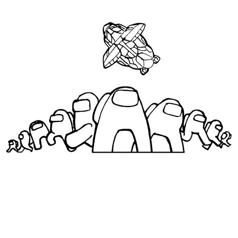 Among Us Coloring Page