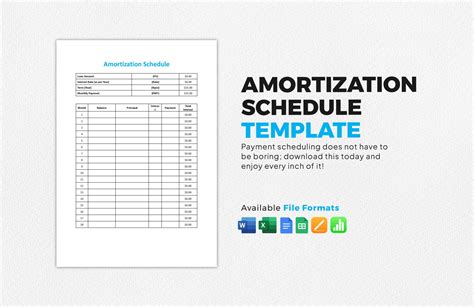 Amortization Template Documentation