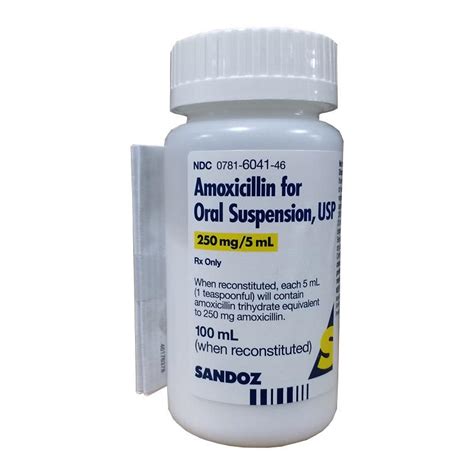 Amoxicillin liquid suspension