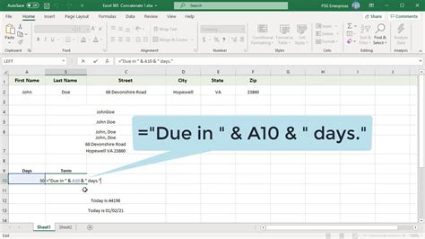 Ampersand Operator Date Combination