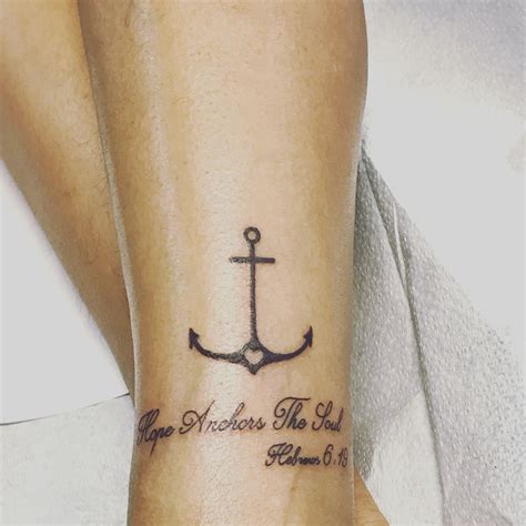 Anchor Symbol Tattoo