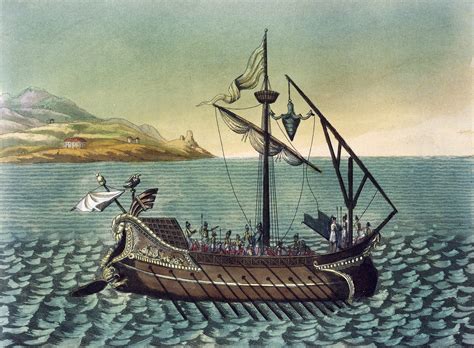 Ancient naval warfare saw the rise of powerful naval empires