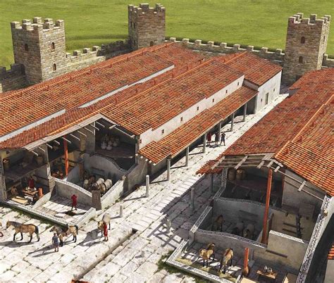 Image of ancient Roman barracks