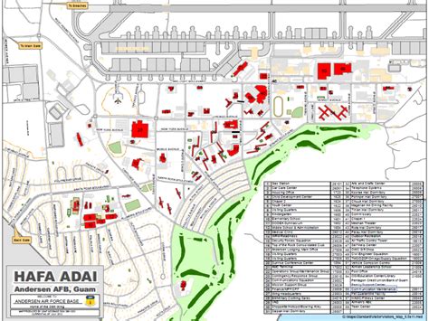 Andersen AFB Map