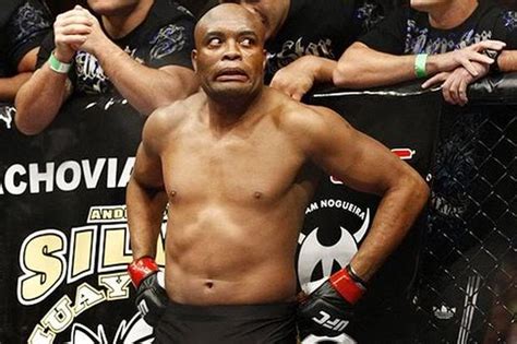 Anderson Silva in the Octagon