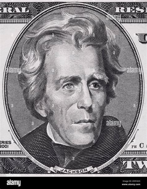 Design of the $20 bill featuring Andrew Jackson