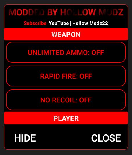 Android Mod Menu Example Implementation