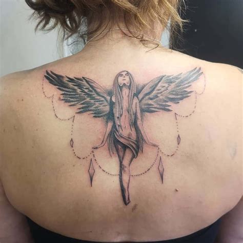 Angel tattoo design