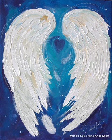 Angel Wings Acrylic Painting