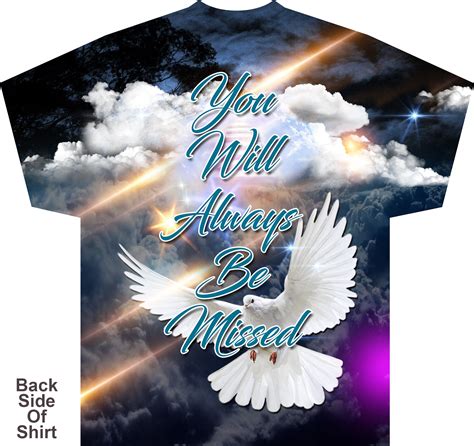 Angel wings rest in peace t-shirt template