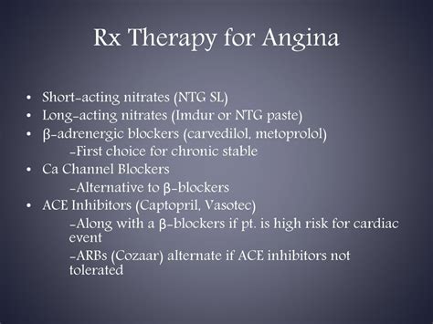 Angina Alternative Therapy