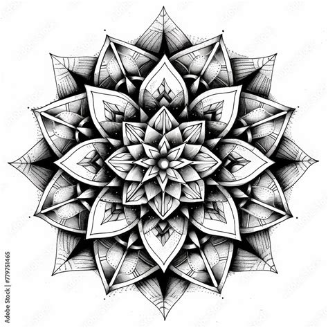 Angular mandalas in angle tattoos