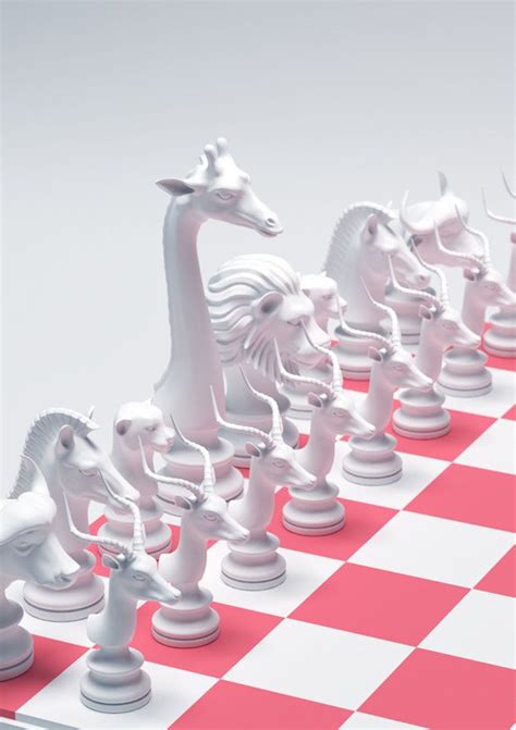 Animal Chess Piece Design