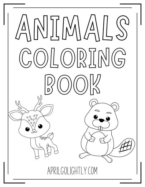 Animal Coloring Books