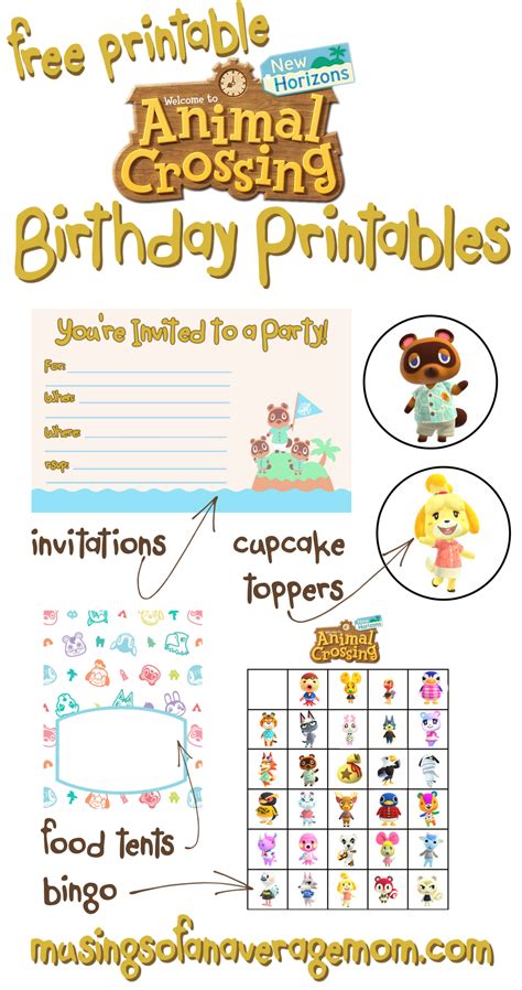 Animal Crossing printable games