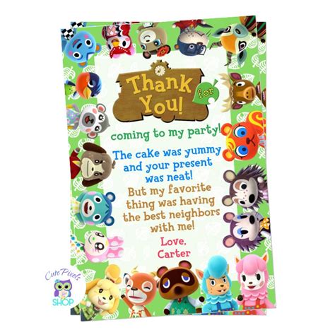 Animal Crossing Thank You