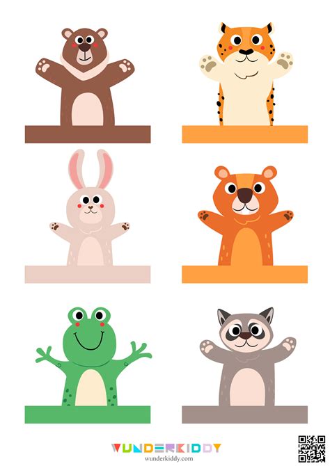 Animal Friends Puppet Printable