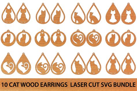 Animal Laser Cut Earrings