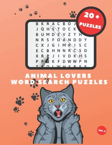 Animal Lovers Word Search