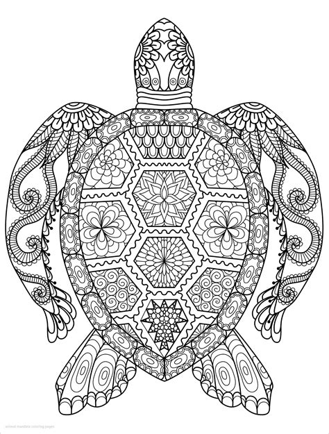 A mandala design featuring animals and nature-inspired patterns