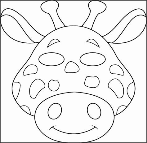 Animal masks for kids printable worksheets