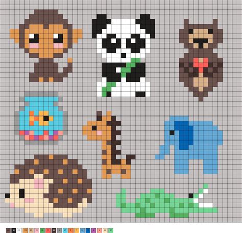 Animal Perler Bead Patterns