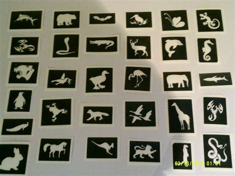 Animal-Themed Stencils