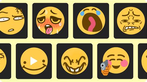 Animated Emojis Capcut Template