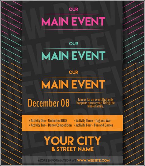 Animated Event Flyer Template