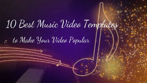 Animated Music Video Template