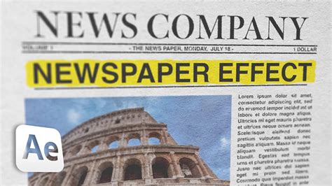 Animated Newspaper Template