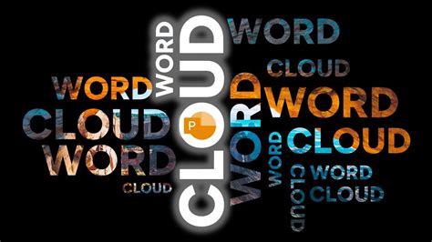 Animated word cloud template