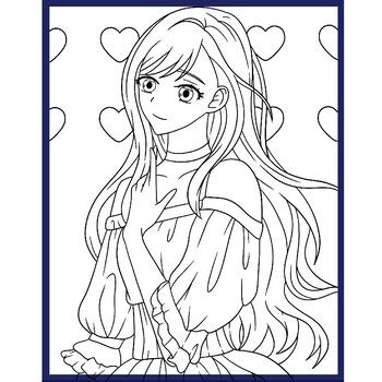 Anime Coloring Sheets Gallery Image 3