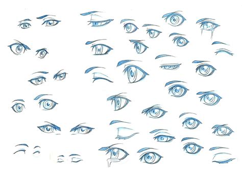 Anime Eyes Drawing