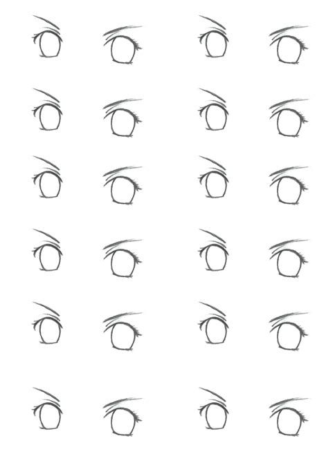 Anime Eyes Template Female