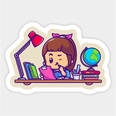 Anime Stickers for Study Spaces