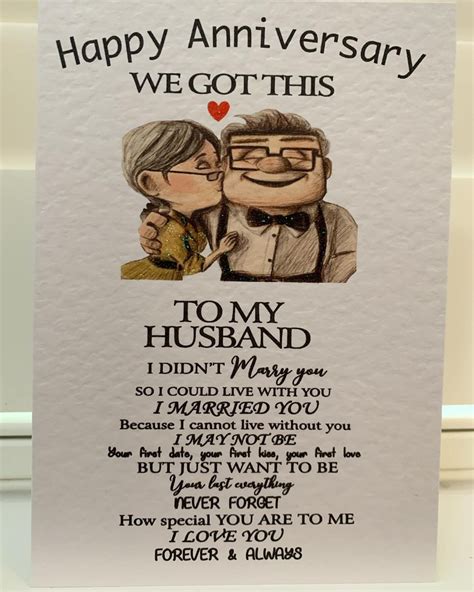 Anniversary Card Ideas for Wife