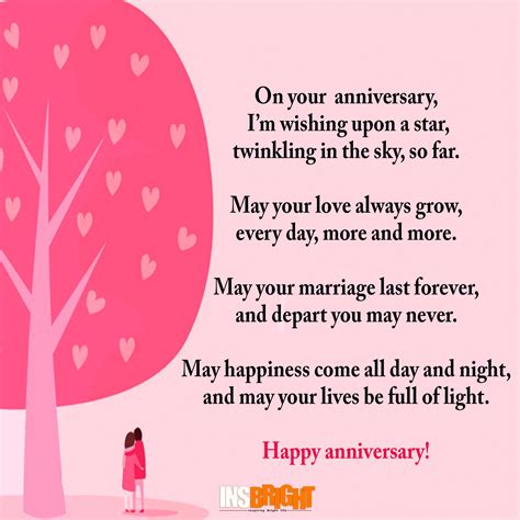 Anniversary Card Poems